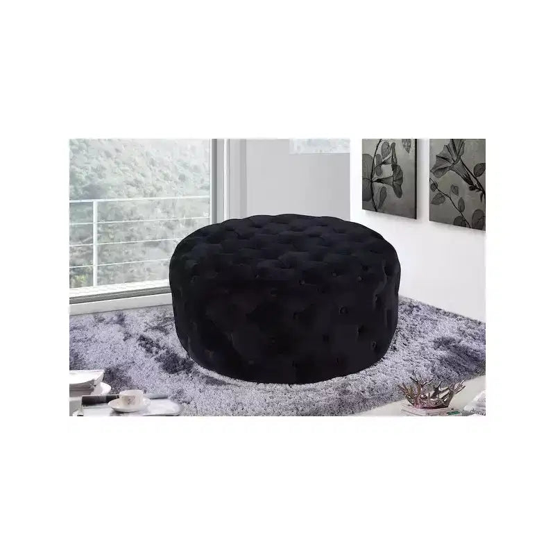 Meridian Furniture Addison Velvet Ottoman/Bench