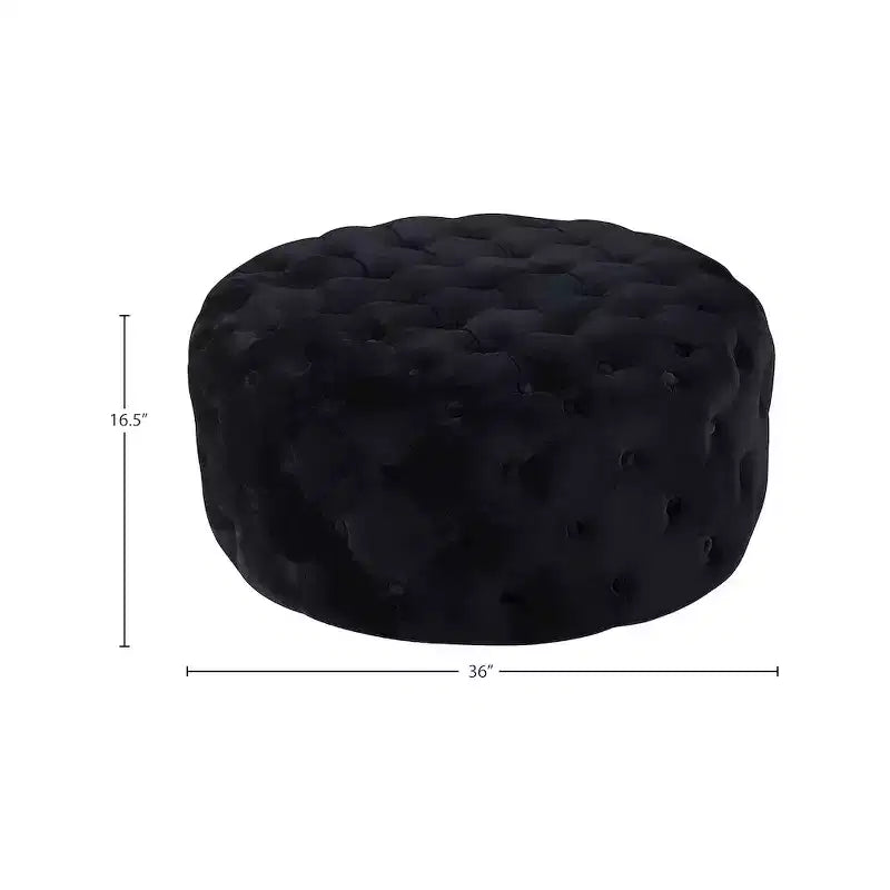 Meridian Furniture Addison Velvet Ottoman/Bench