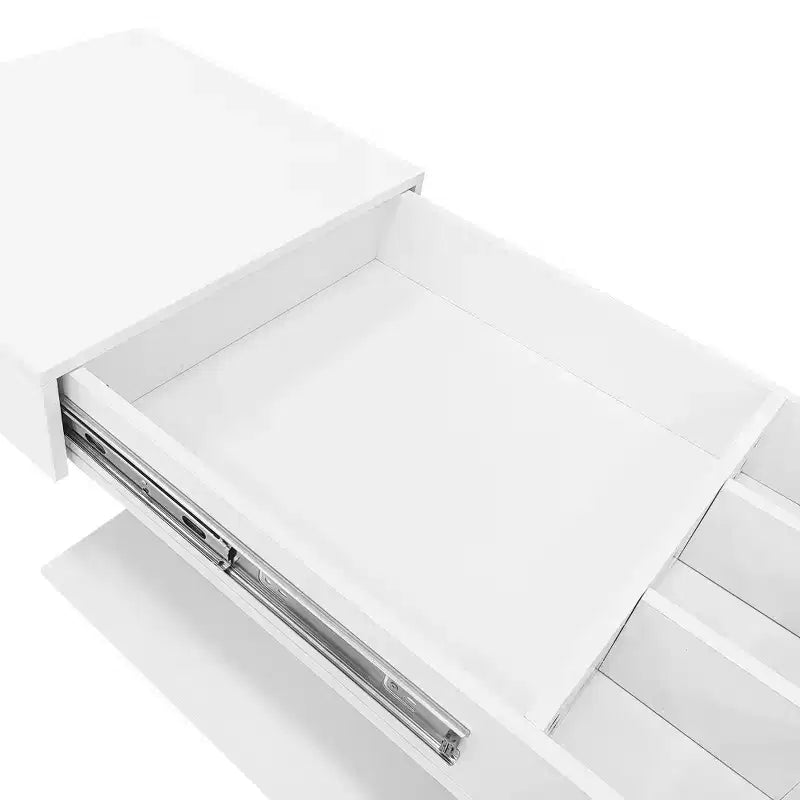 Zeus & Ruta Adjustable Lift-Top Coffee Table with Hidden Storage, Expandable from 41.3 to 76.7, Multi-Functional Centerpiece for Living Room