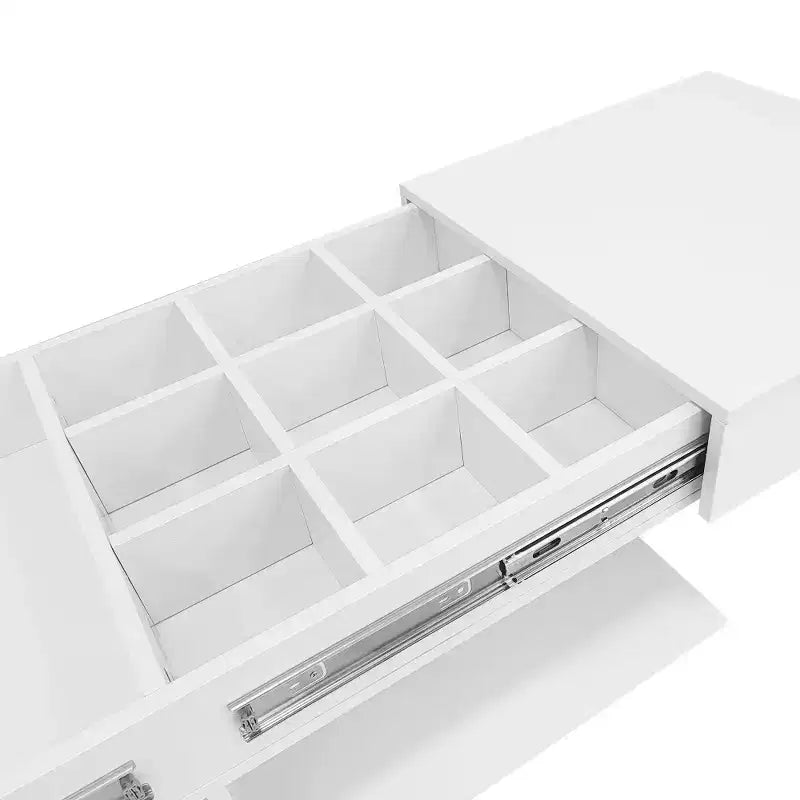 Zeus & Ruta Adjustable Lift-Top Coffee Table with Hidden Storage, Expandable from 41.3 to 76.7, Multi-Functional Centerpiece for Living Room