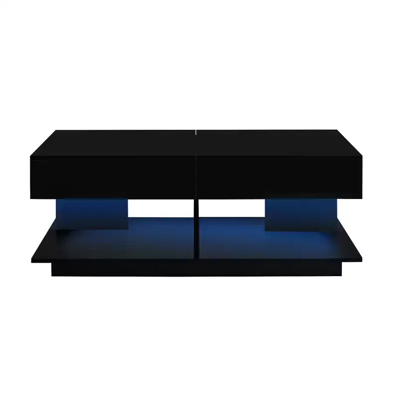 Zeus & Ruta Adjustable Lift-Top Coffee Table with Hidden Storage, Expandable from 41.3 to 76.7, Multi-Functional Centerpiece for Living Room