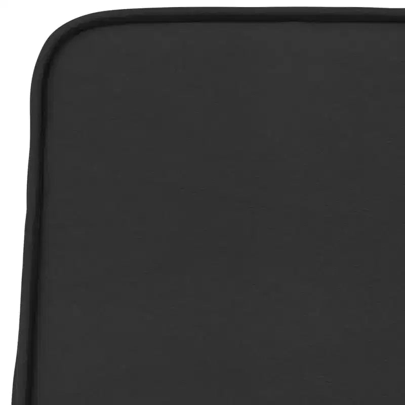 vidaXL Chaise longue - Similicuir noir, métal et contreplaqué Fauteuil d'appoint sans accoudoirs pour salon
