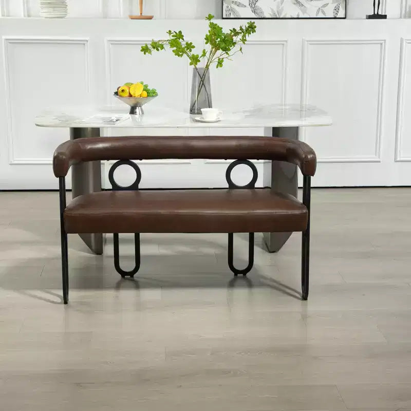 MAYEERTY Gray Velvet Bar Stools Set of 2, Button-Tufted Wing-Back,Metal Legs for Kitchen Island & Pub