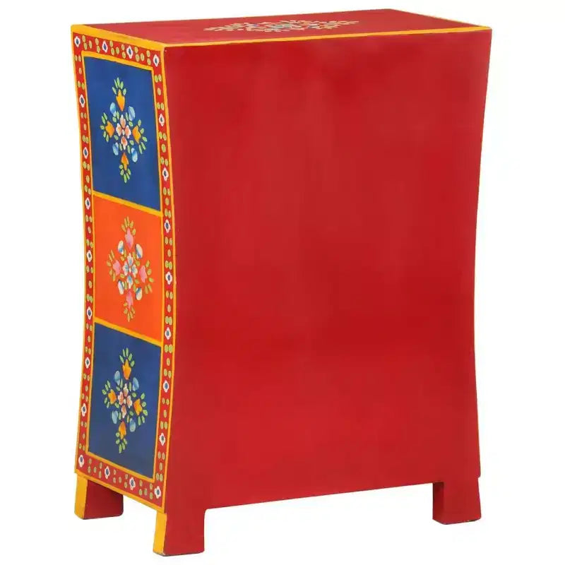 vidaXL Buffet de cuisine couleur mélangée en bois de manguier massif Petit buffet