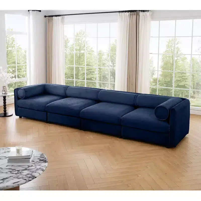 Modular Sectional Sofa with Storage, Cylindrical Backrest and Armrests Deep Comfortable Seating,Durable and Supportive for Living Room