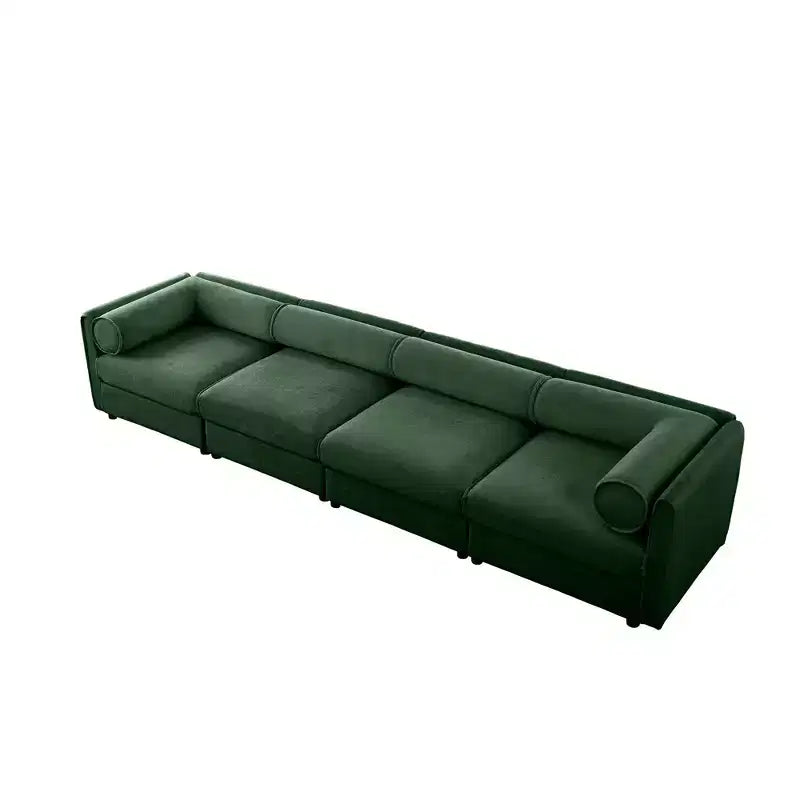 Modular Sectional Sofa with Storage, Cylindrical Backrest and Armrests Deep Comfortable Seating,Durable and Supportive for Living Room