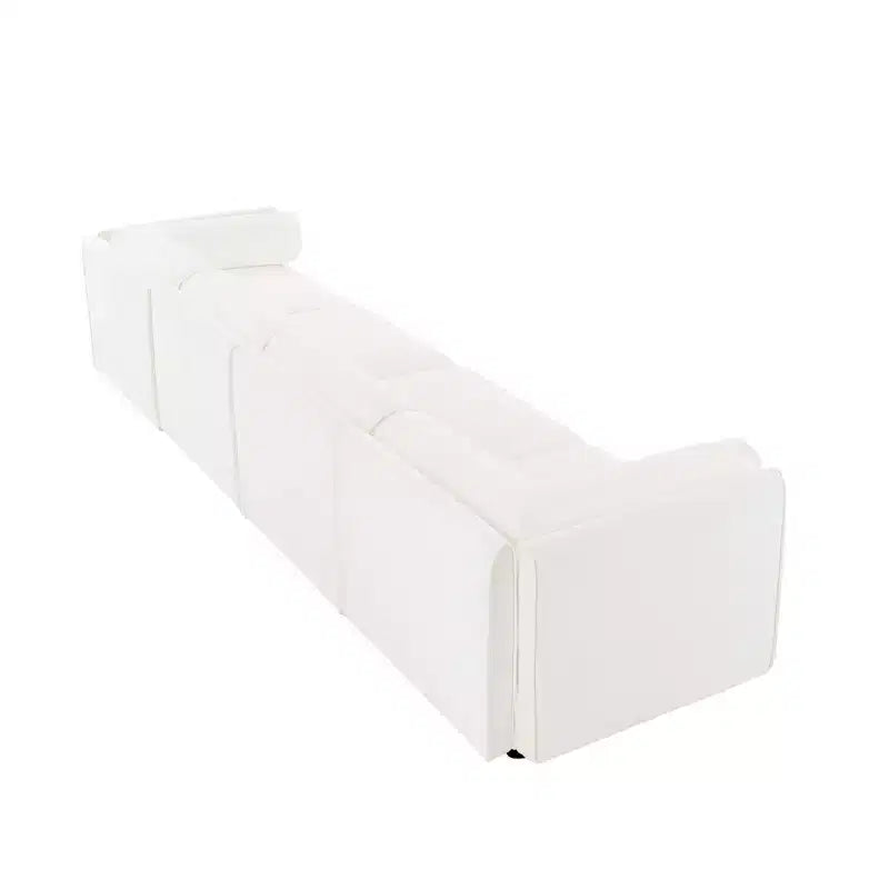 Modular Sectional Sofa with Storage, Cylindrical Backrest and Armrests Deep Comfortable Seating,Durable and Supportive for Living Room