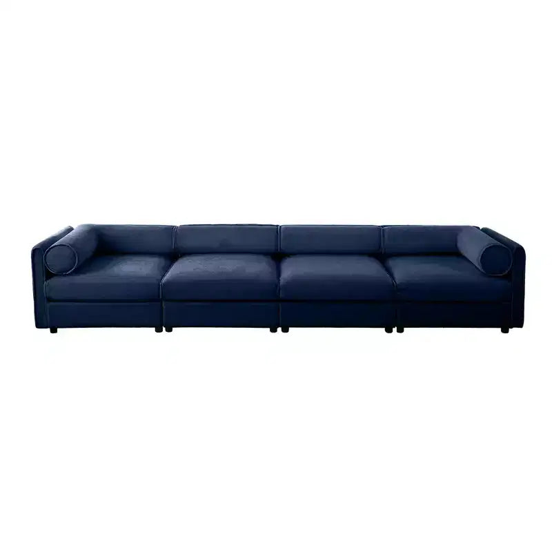 Modular Sectional Sofa with Storage, Cylindrical Backrest and Armrests Deep Comfortable Seating,Durable and Supportive for Living Room