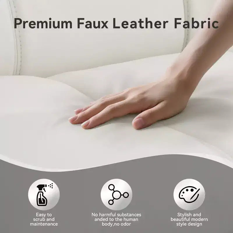 Dyonery 71 Convertible Futon Sofa Bed,Modern Linen Futon Couch with Detachable Cushion,Adjustable Backrest & Armrest