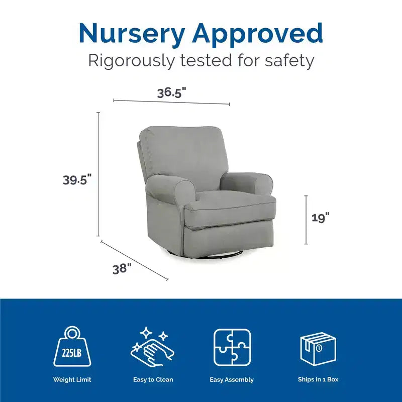 Fauteuil inclinable pivotant Tiana Baby Relax pour chambre d'enfant