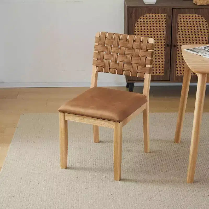 Karl Home Mid Century Modern Wooden Dining Chairs Set Of 2