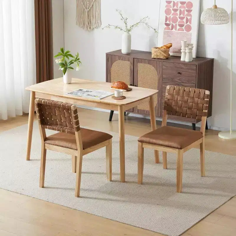 Karl Home Mid Century Modern Wooden Dining Chairs Set Of 2