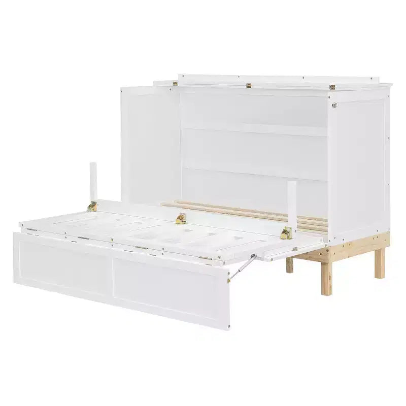 Whisen Queen Size Murphy Bed, Space-Saving, Durable Construction, Simple Setup with Hardware
