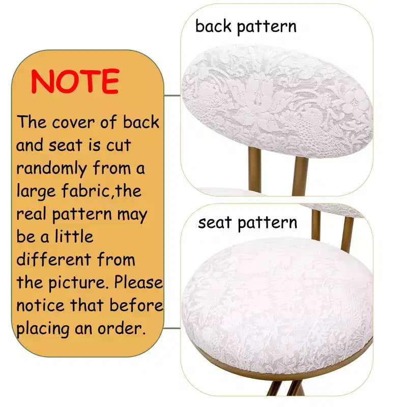MAYEERTY Upholstered Counter Height Barstools Set of 2 - PU Leather, Footrest, Kitchen Island (Black)