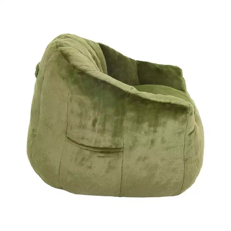 MAYEERTY Fauteuil Poire avec Accoudoirs en Mousse Haute Densité Confortable pour Adultes, Salon, Chambre à Coucher, Coin Lecture