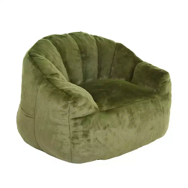 MAYEERTY Fauteuil Poire avec Accoudoirs en Mousse Haute Densité Confortable pour Adultes, Salon, Chambre à Coucher, Coin Lecture