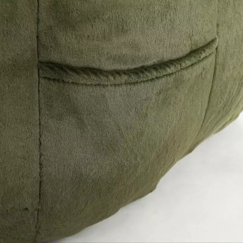 MAYEERTY Fauteuil Poire avec Accoudoirs en Mousse Haute Densité Confortable pour Adultes, Salon, Chambre à Coucher, Coin Lecture