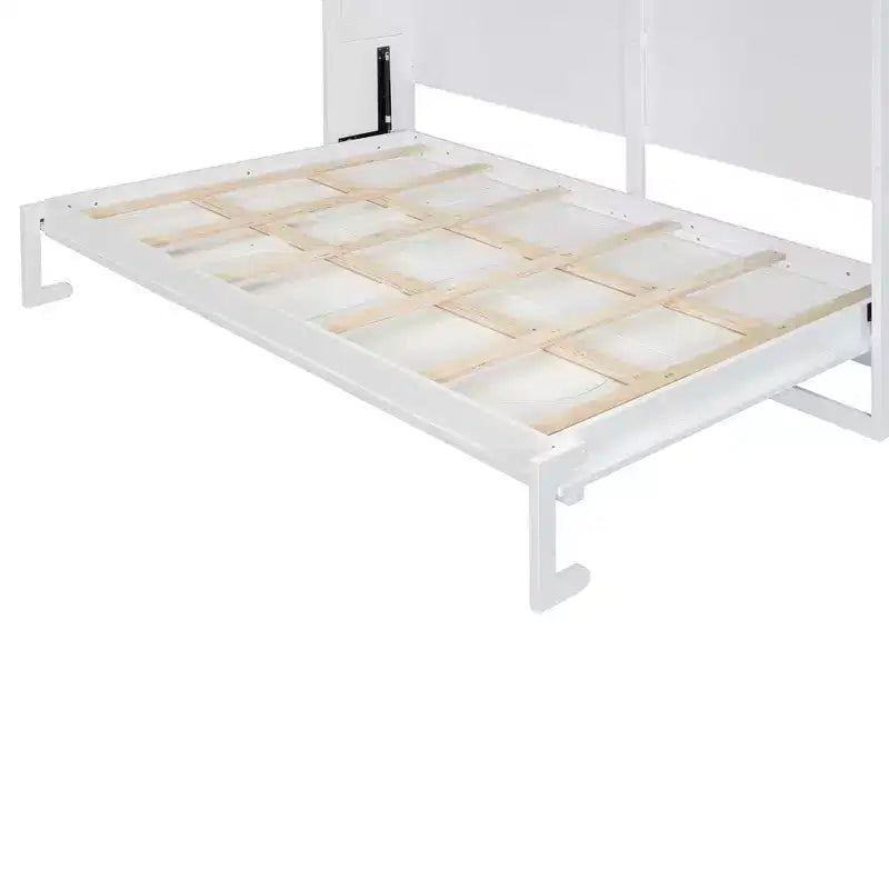 GDFStudio Kitto Wood Murphy Bed with Charging Ports