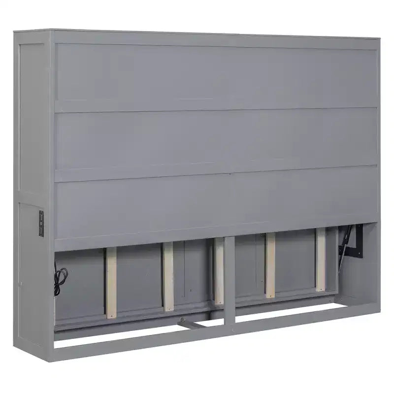 GDFStudio Kitto Wood Murphy Bed with Charging Ports