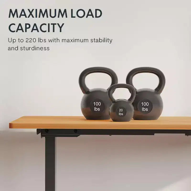 Electric Standing Desk Whole Piece Adjustable Height Desk Home Office Computer Workstation Sit Stand up Desk