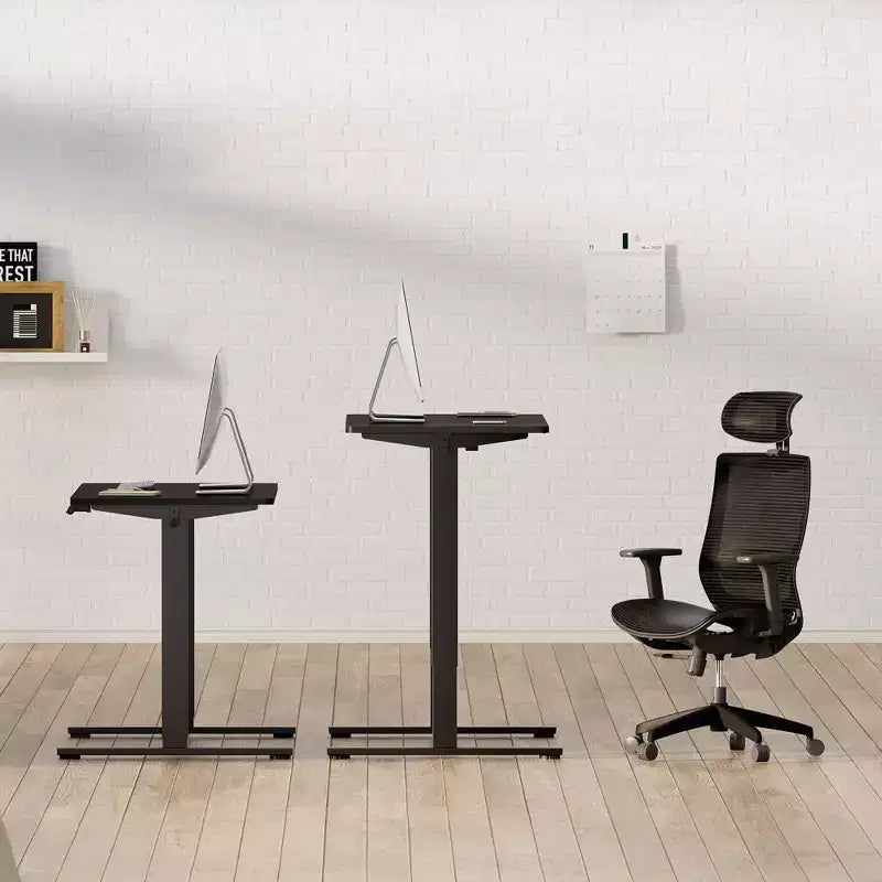 Electric Standing Desk Whole Piece Adjustable Height Desk Home Office Computer Workstation Sit Stand up Desk