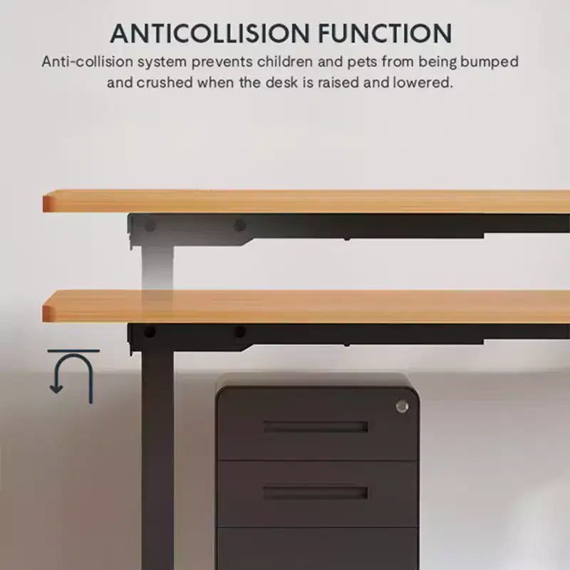Electric Standing Desk Whole Piece Adjustable Height Desk Home Office Computer Workstation Sit Stand up Desk