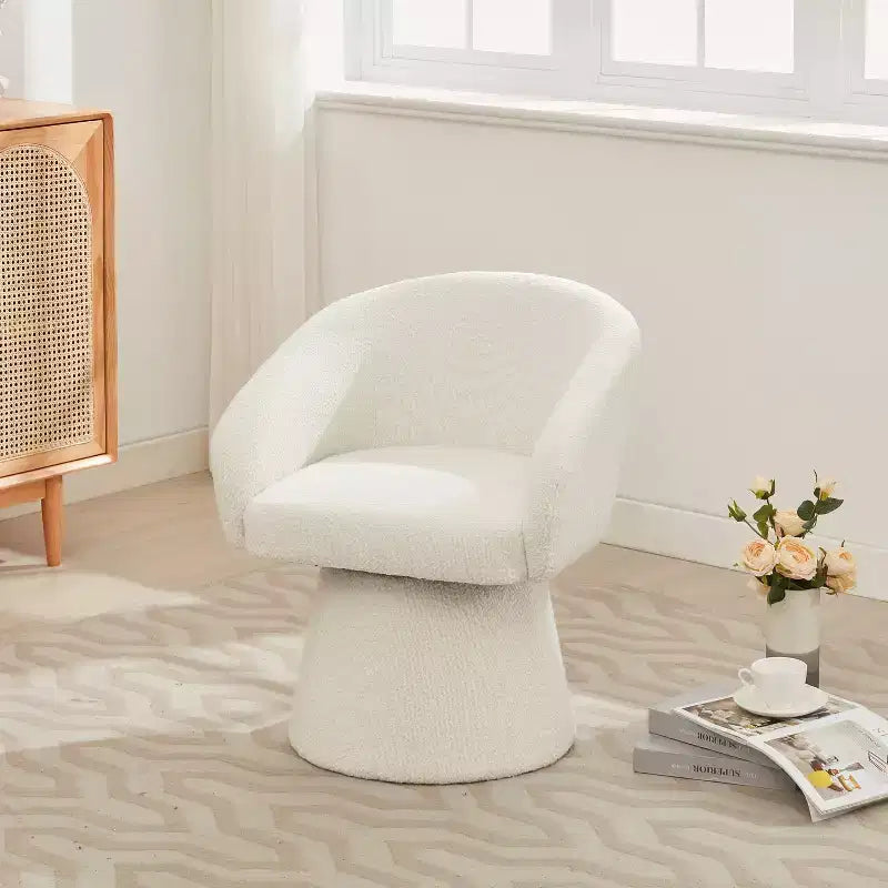 Christopher Knight Home Thane Mid-Century Modern Swivel Corduroy Upholstered Accent Chair