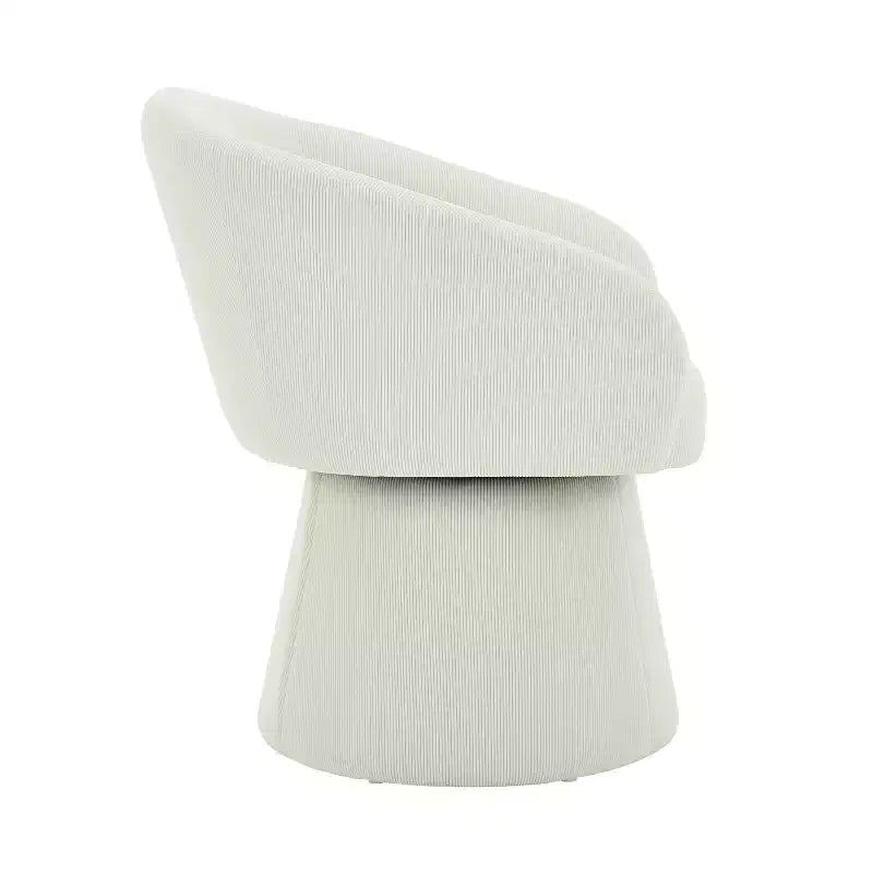 Christopher Knight Home Thane Mid-Century Modern Swivel Corduroy Upholstered Accent Chair