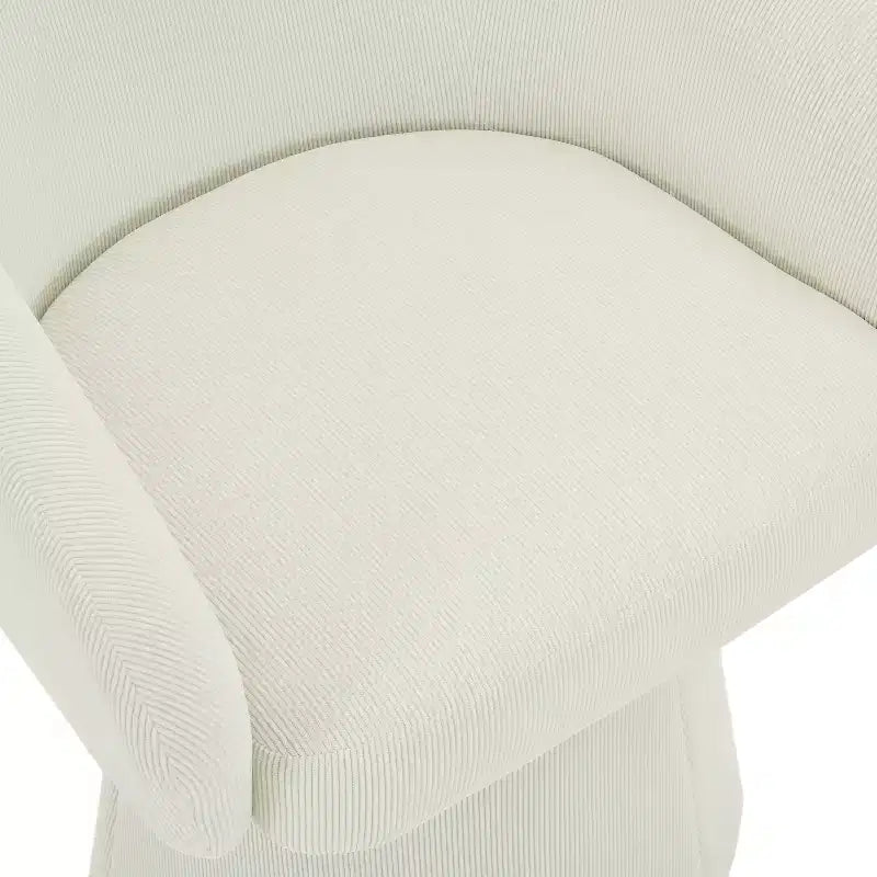 Christopher Knight Home Thane Mid-Century Modern Swivel Corduroy Upholstered Accent Chair