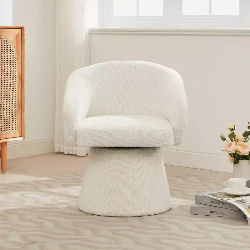 Christopher Knight Home Thane Mid-Century Modern Swivel Corduroy Upholstered Accent Chair