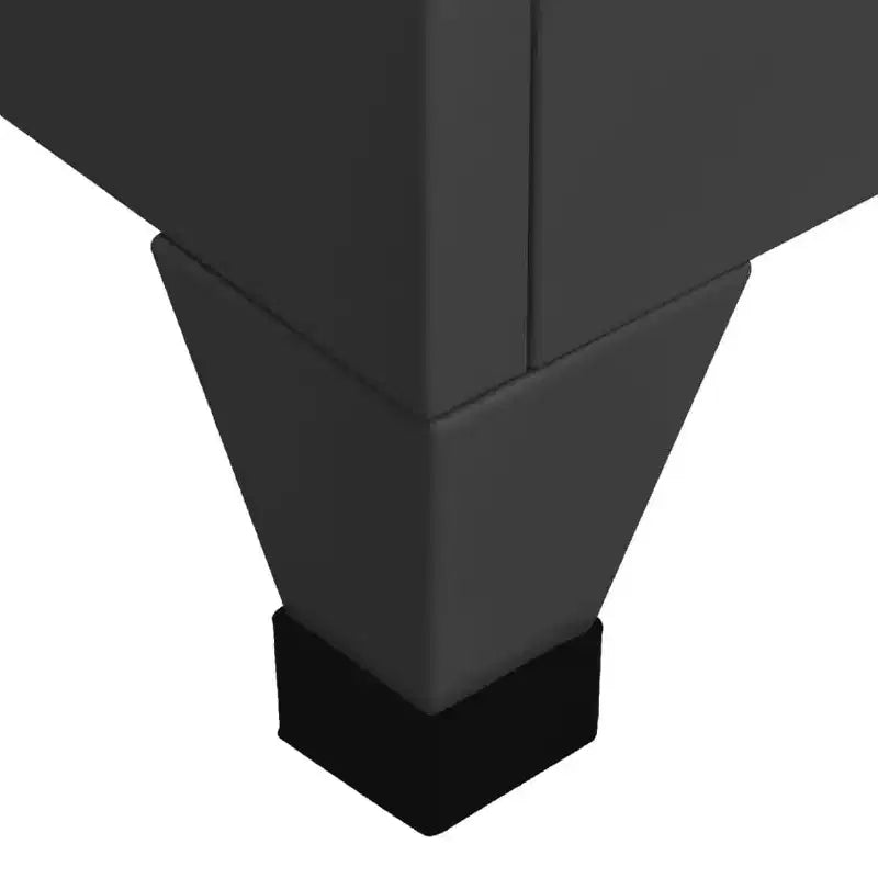 vidaXL Casier de rangement Anthracite Acier Serrures standard Casier de rangement