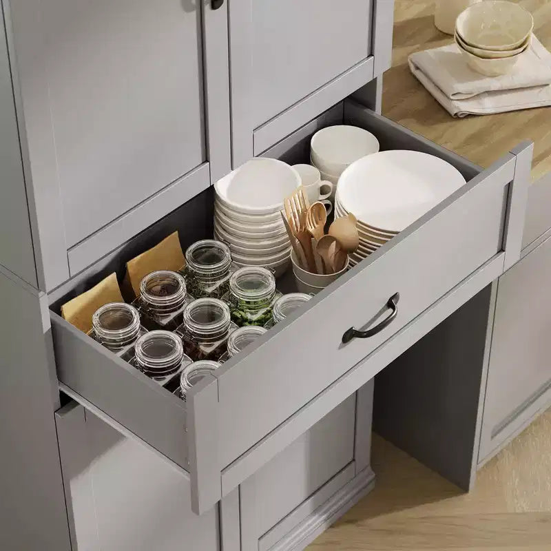 Pantry Cabinet,70 Tall Kitchen Pantry Cabinets with 2 Doors and 3 Adjustable Shelves, Freestanding Cupboard, Modern Storage Cabinet for Bathroom