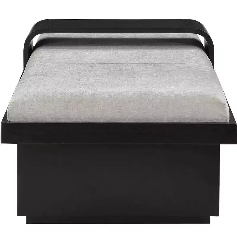 Meridian Furniture,Arlington Chenille Fabric Bench