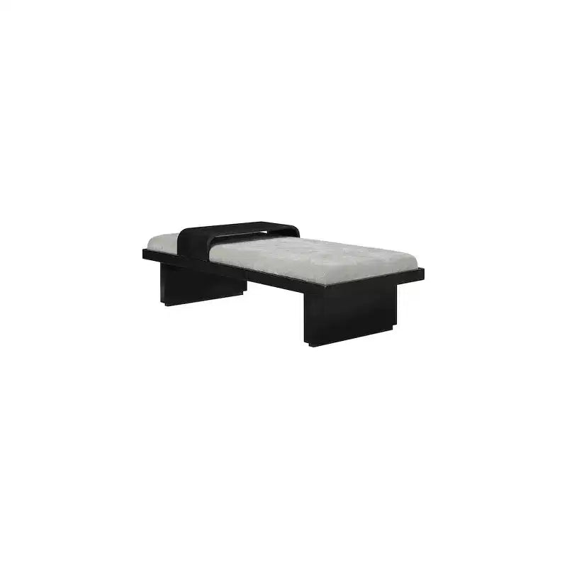 Meridian Furniture,Arlington Chenille Fabric Bench