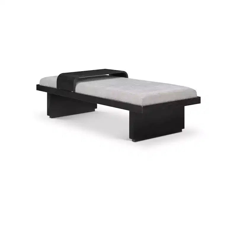 Meridian Furniture,Arlington Chenille Fabric Bench