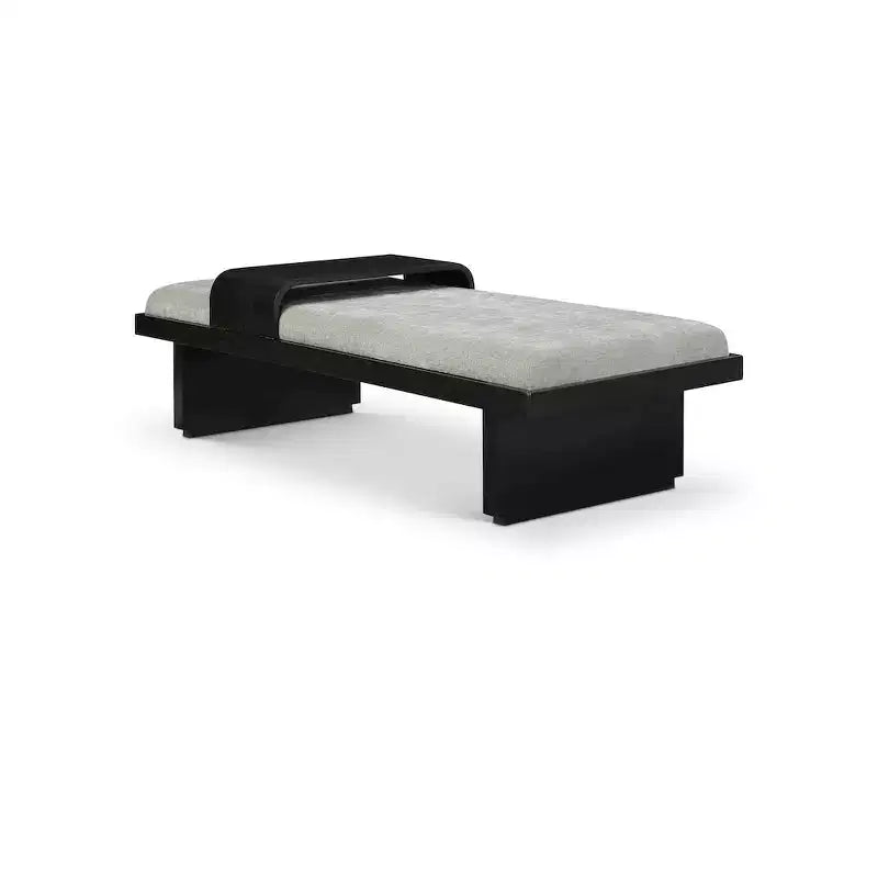 Meridian Furniture,Arlington Chenille Fabric Bench