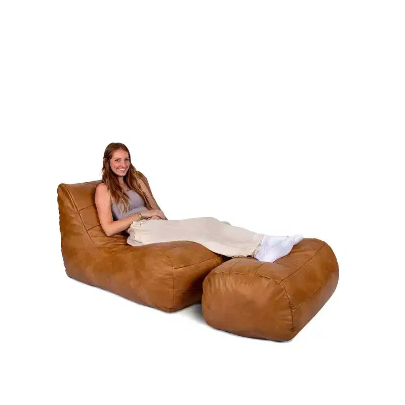 Big Joe Modora Foam-Filled Structured Bean Bag Chair Lounger, All Ages