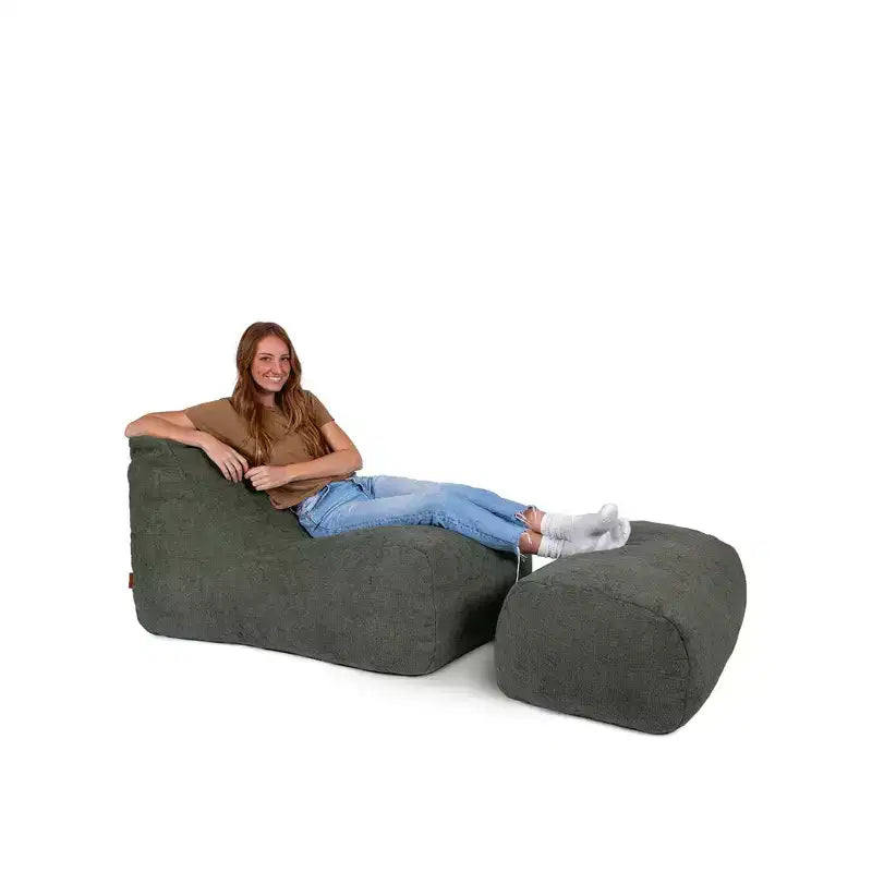 Big Joe Modora Foam-Filled Structured Bean Bag Chair Lounger, All Ages