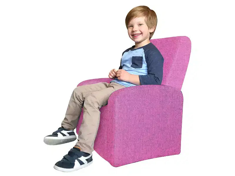 Stash Comfy Kids Sofa Chair Cute toddler chair with toy storage chest for boys and girls Black Uncaged Ergonomics