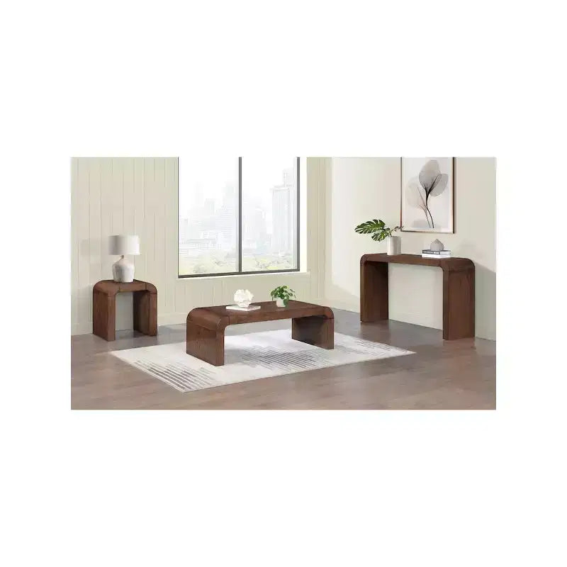 Meridian Furniture,Toulon Oak Veneer Coffee Table