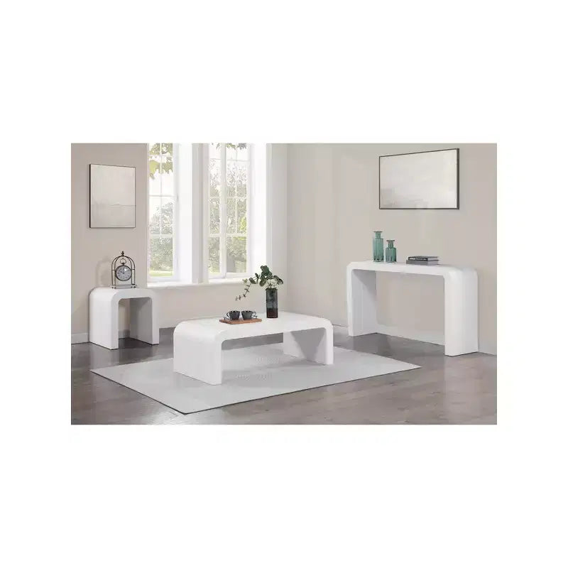 Meridian Furniture,Toulon Oak Veneer Coffee Table
