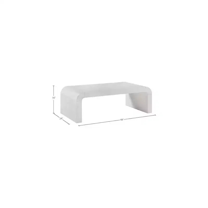 Meridian Furniture,Toulon Oak Veneer Coffee Table