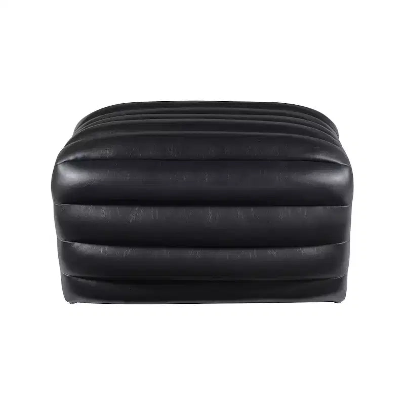 Meridian Furniture,Vega Vegan Leather Ottoman