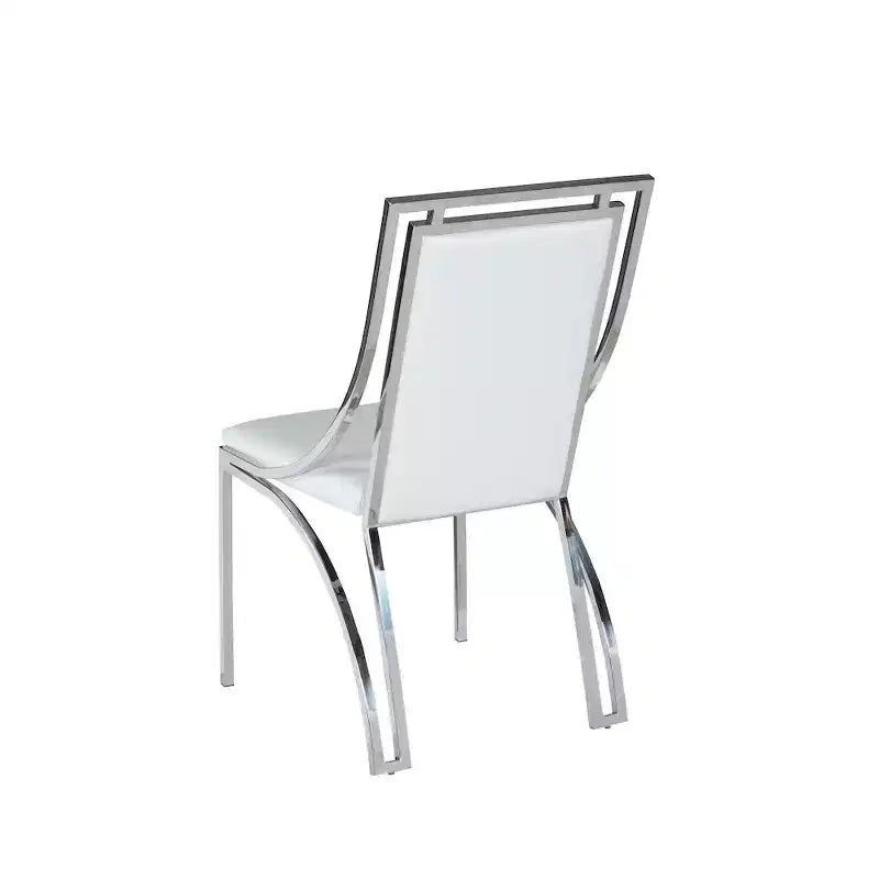 Chintaly Imports,Contemporary Open Frame Side Chair - Set of 2