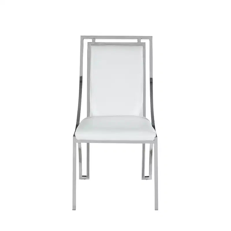Chintaly Imports,Contemporary Open Frame Side Chair - Set of 2