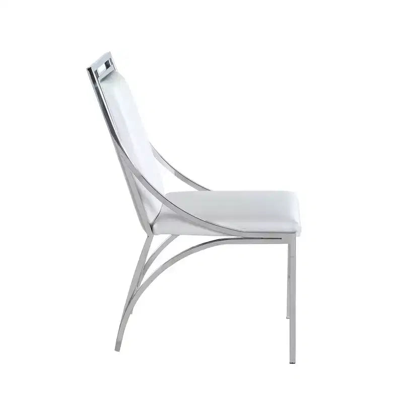 Chintaly Imports,Contemporary Open Frame Side Chair - Set of 2