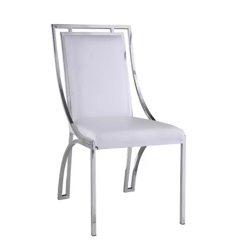 Chintaly Imports,Contemporary Open Frame Side Chair - Set of 2