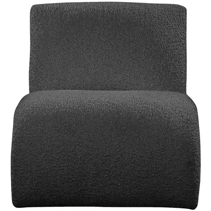 Meridian Furniture,Mulberry Boucle Fabric Accent Chair