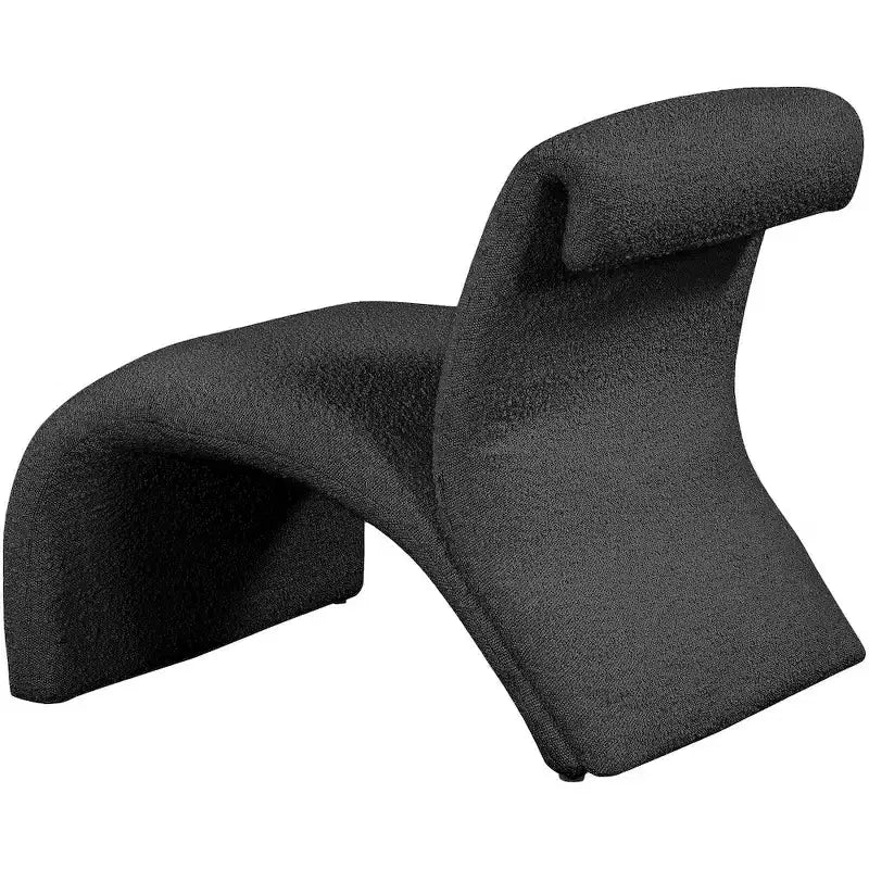 Meridian Furniture,Mulberry Boucle Fabric Accent Chair