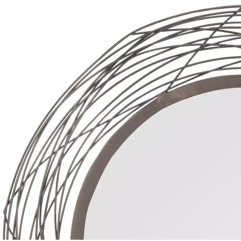 Nixie Mirror - 20.8 x 20.8 - MRR1026 - Black - Safavieh